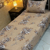 4 Pieces Crystal Cotton Single Pair Bedsheet  SB 533